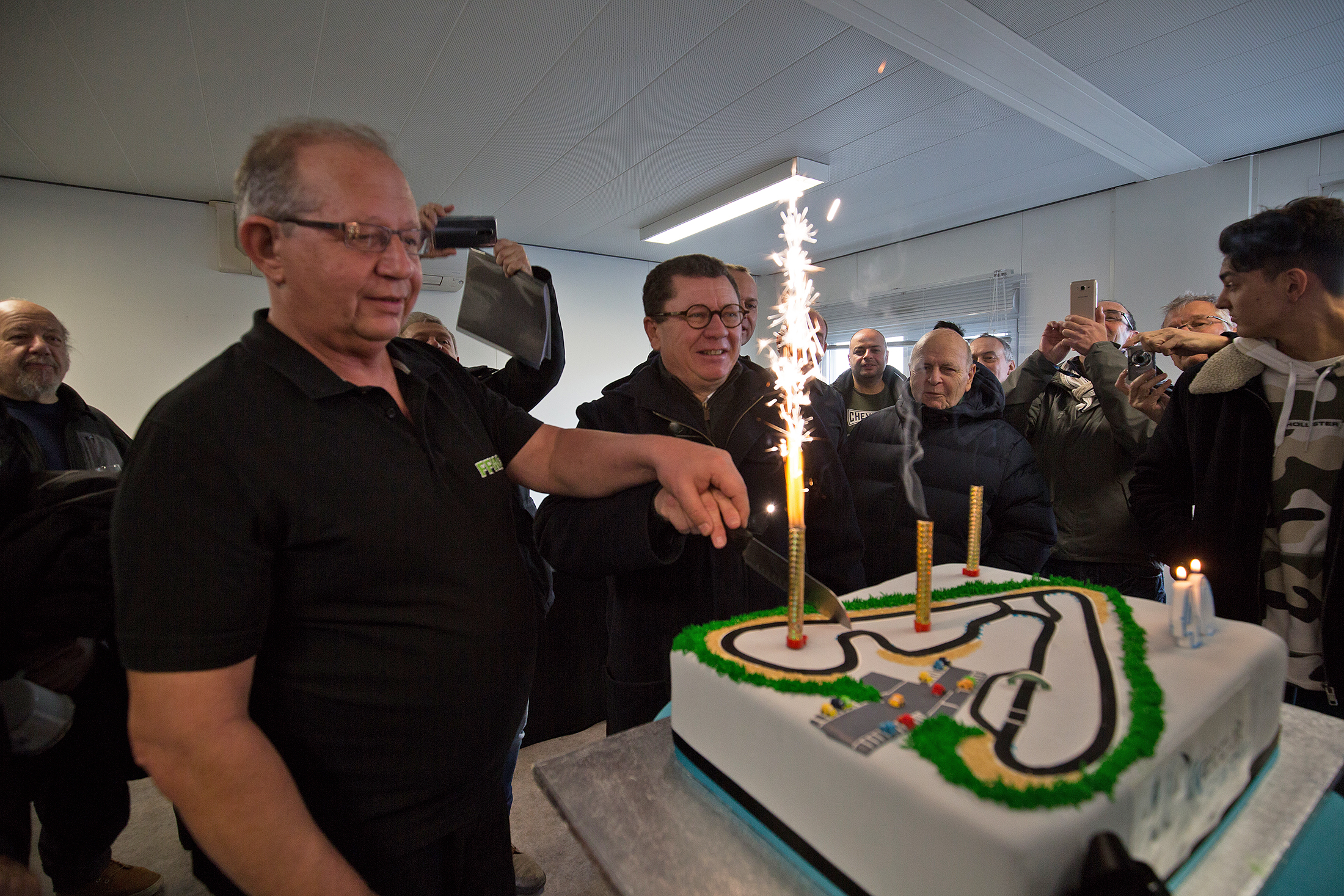 Un gâteau digne de son nom pour souffler les 40 bougies du circuit